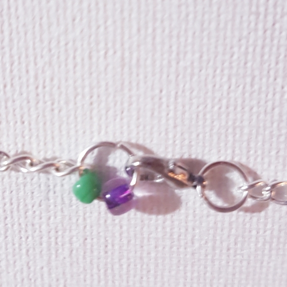 Double the Luck Necklace Handmade Jewelry 2 in 1 Rainbow Clover Bear NEW - Picture 14 of 16